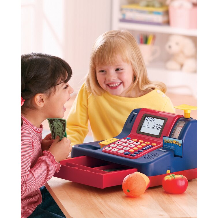 Learning resources store toy cash register